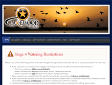 Tablet Screenshot of lakewoodvillagetx.us
